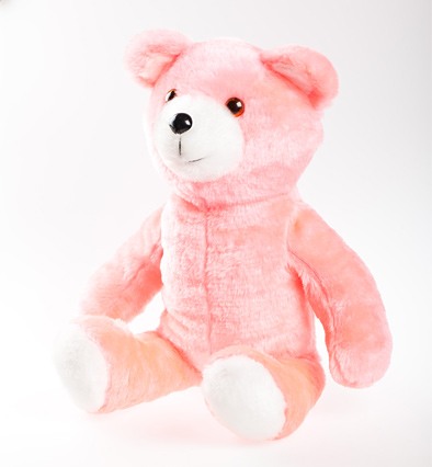 Медведь розовый