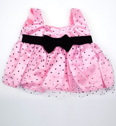 Платье Pink Polka Dot Dress w/Bow 